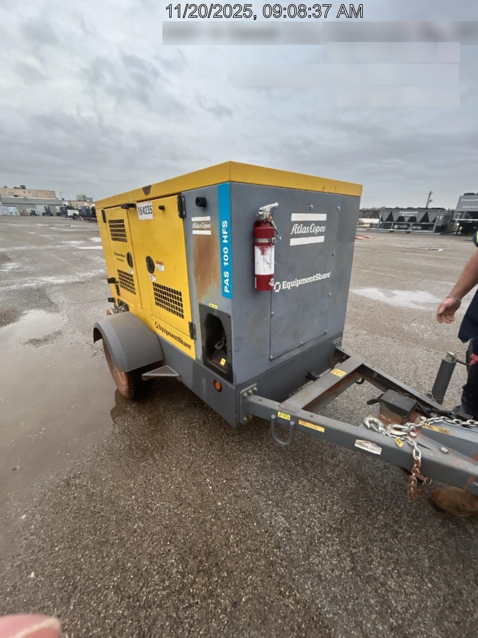 2021 ATLAS COPCO PAS 100 HF CS Enclosed