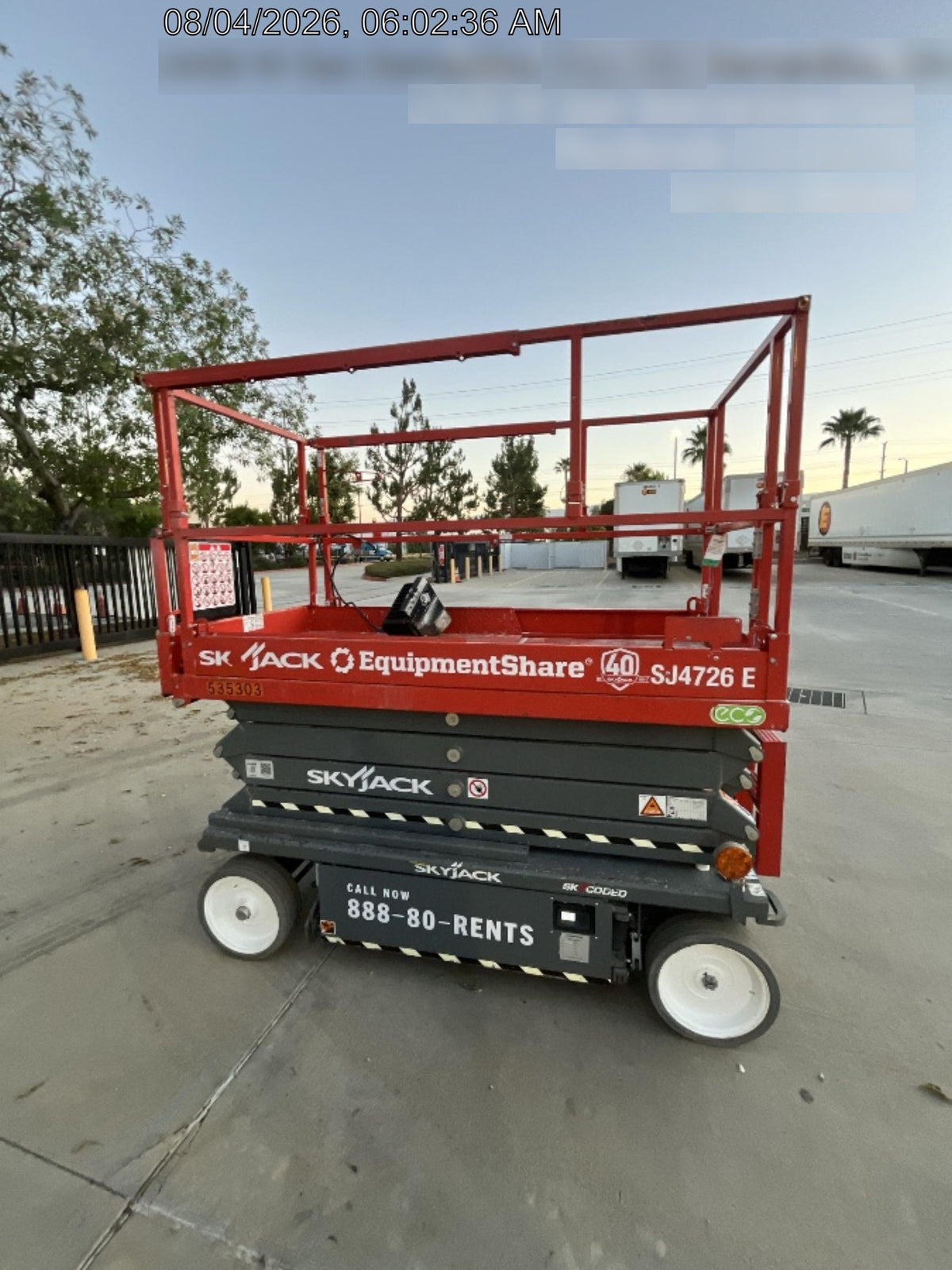 2025 SKYJACK SJ4726