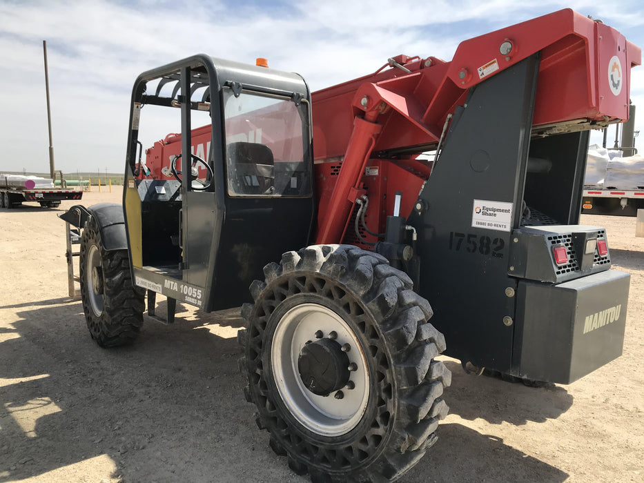 2019 Manitou MTA10055 Manitou MTA10055 - 120 HP T4, Canopy, Worklights/Strobe, Beacon, 66" Carriage, 60" Forks, Solid Tires, Lift Hook, Aux Hydraulics
