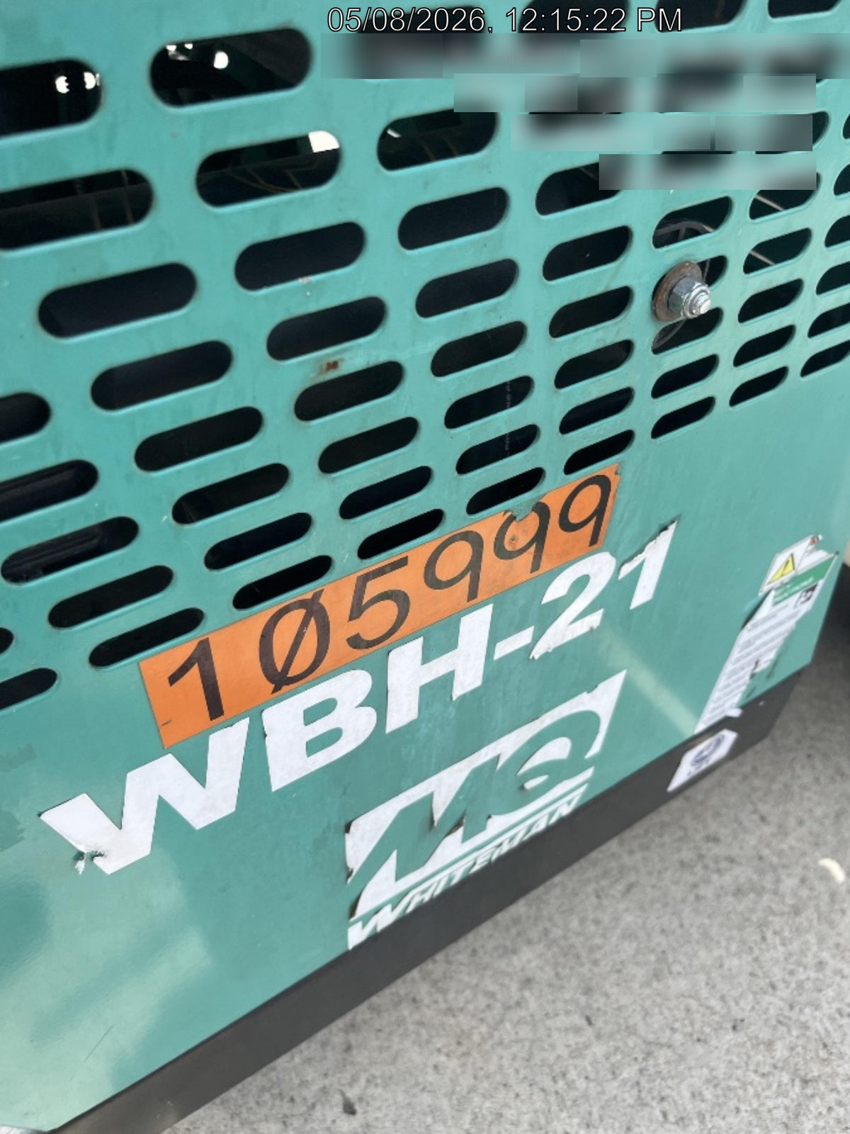 2020 MULTIQUIP WBH-21EF