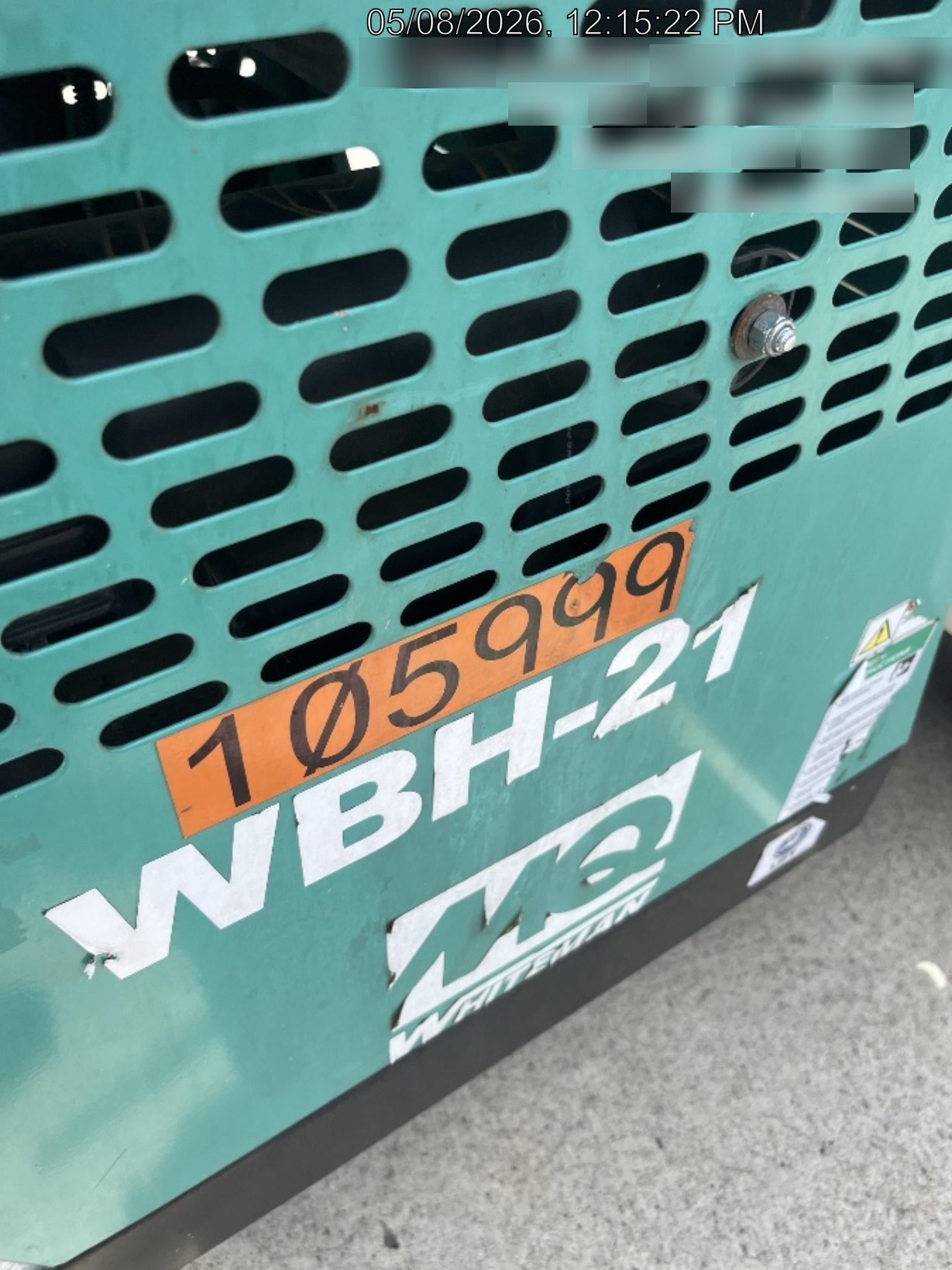 2020 MULTIQUIP WBH-21EF