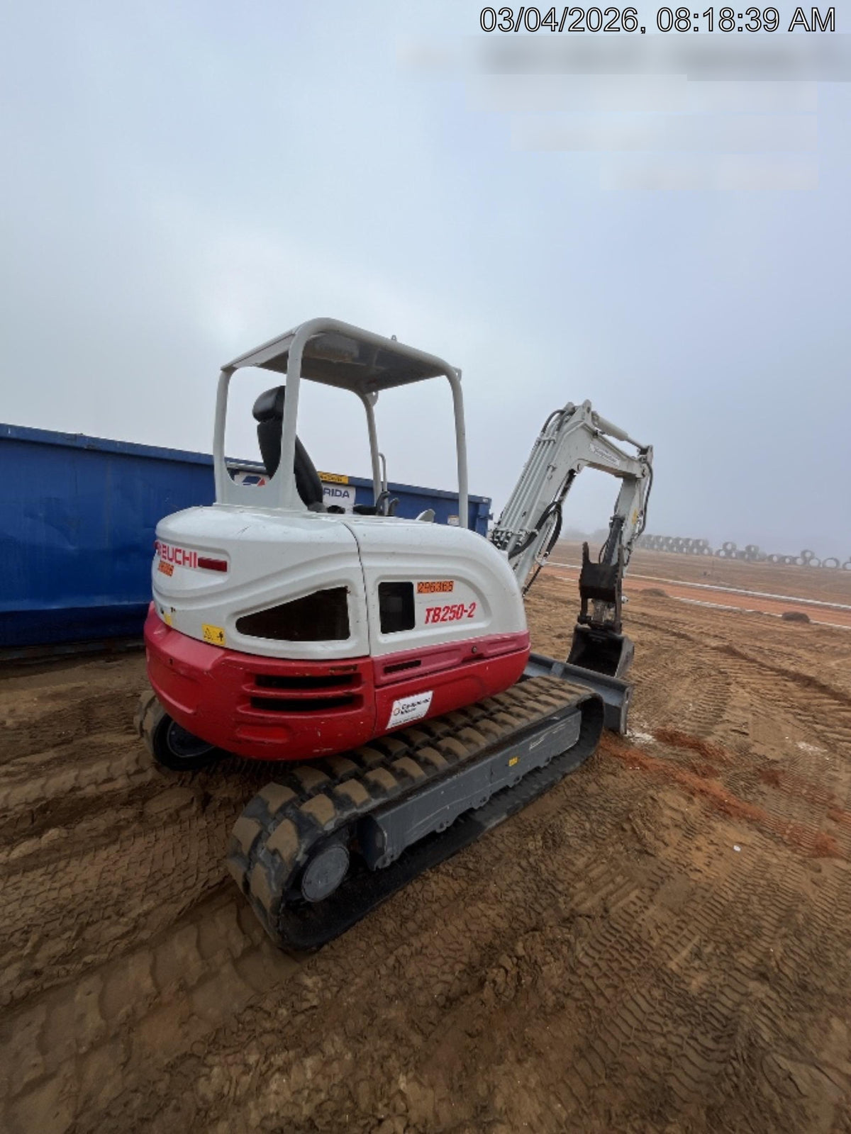 2023 TAKEUCHI TB250-2R