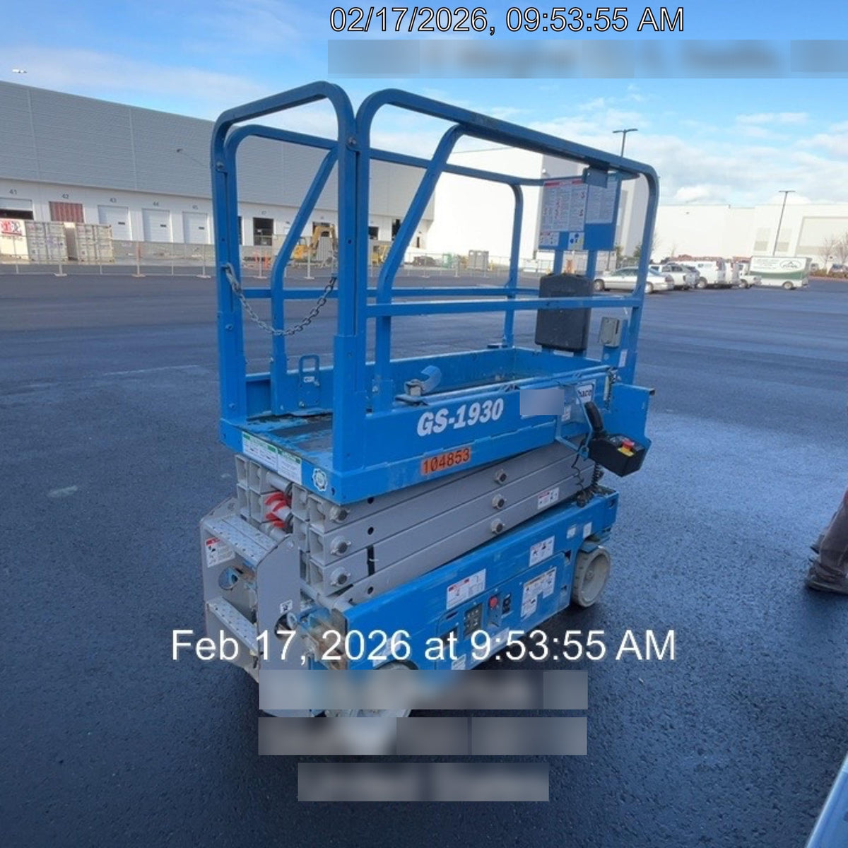 2020 Genie GS-1930 Standard Machine, 800W Inverter