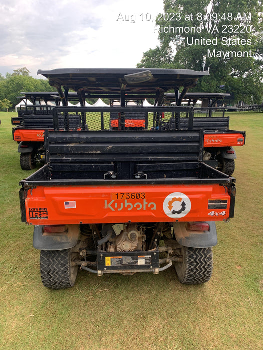 2021 Kubota RTV-X1140W-H Plastic Canopy, Windshield Acrylic Clear, LED Strobe Light, Wire Harness Kit, Back up Alarm