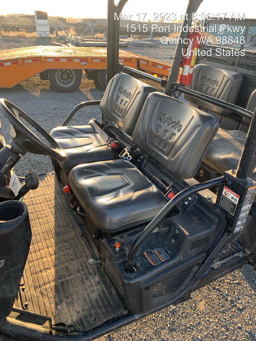 2021 Kubota RTV-X1140W-H Plastic Canopy, Windshield Acrylic Clear, LED Strobe Light, Wire Harness Kit, Back up Alarm