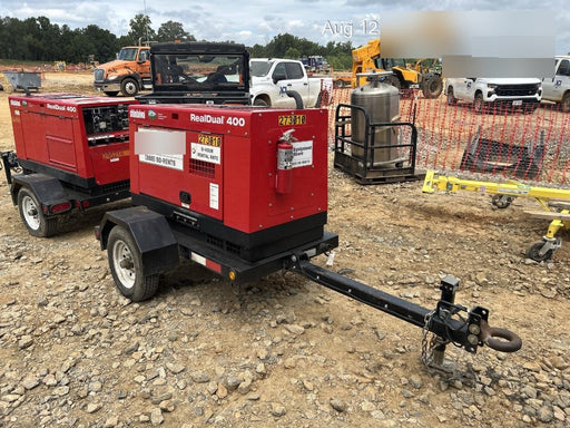 2022 Shindaiwa DGW400MDL Kubota D902 Engine, 23 HP, Dual Op Welder, Wire, Arc, Droop Stick, Tig, and CC Stick Functionality, Simulphase, 3 Phase and 1 Phase Gen Output, Single Axle NB Trlr, Slr Trckl Chrg 12V 12W, Fire Ext