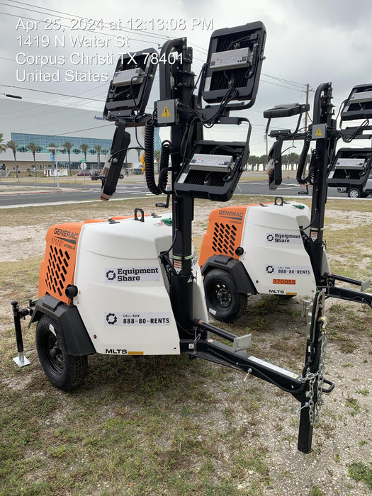 2023 Generac MLT2 Diesel, Flex Switch 120V Input, Powerzone Controller, 
(4) 320W LED Lights, 4kW Generator, 39.9 Gal Fuel Tank, 2" Ball, T3