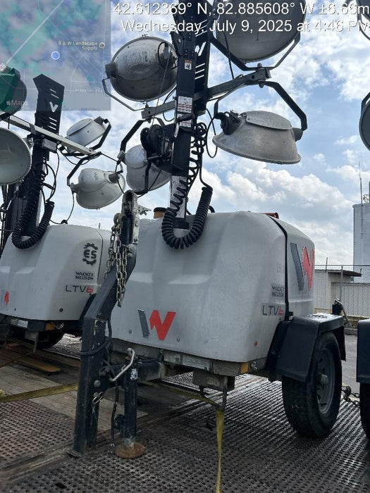 2018 Wacker Neuson LTV6L-MH Wacker Neuson LTV6L Mobile Light Tower w/Fuel Level Sensor Installed