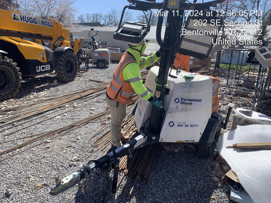 2023 Generac MLT2 Diesel, Flex Switch 120V Input, Powerzone Controller, (4) 320W LED Lights, 4kW Generator, 39.9 Gal Fuel Tank, 2" Ball, T3