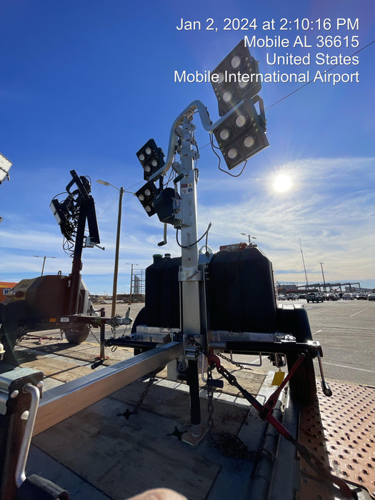 2023 Wanco WLTT-4MM4K Diesel, Deep Sea Controller, Shore Power Plug, Auto Start, (4) 350W LED Floodlights, 4kW Generator, 60 Gal Fuel Tank, 2" Ball, T3