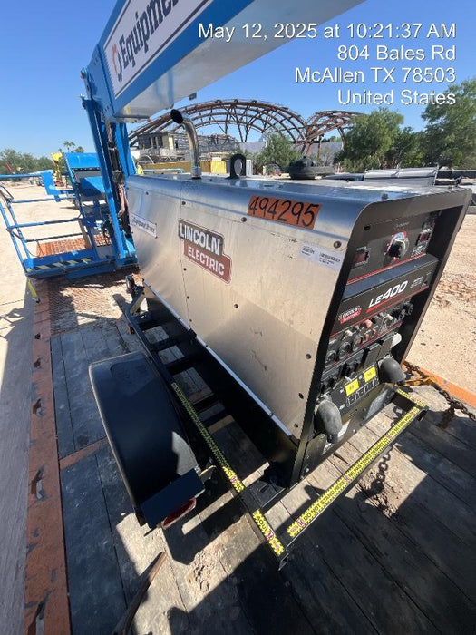 2025 Lincoln Electric LE400 Diesel, Kubota V1505, 22 HP, Trlr, Cable Rack, Light Kit, ES Decals, T3