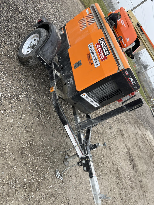 2023 Lincoln Electric LE400 Kubota V1505, Trlr, Cable Rack, Light Kit, ES Decals, T3