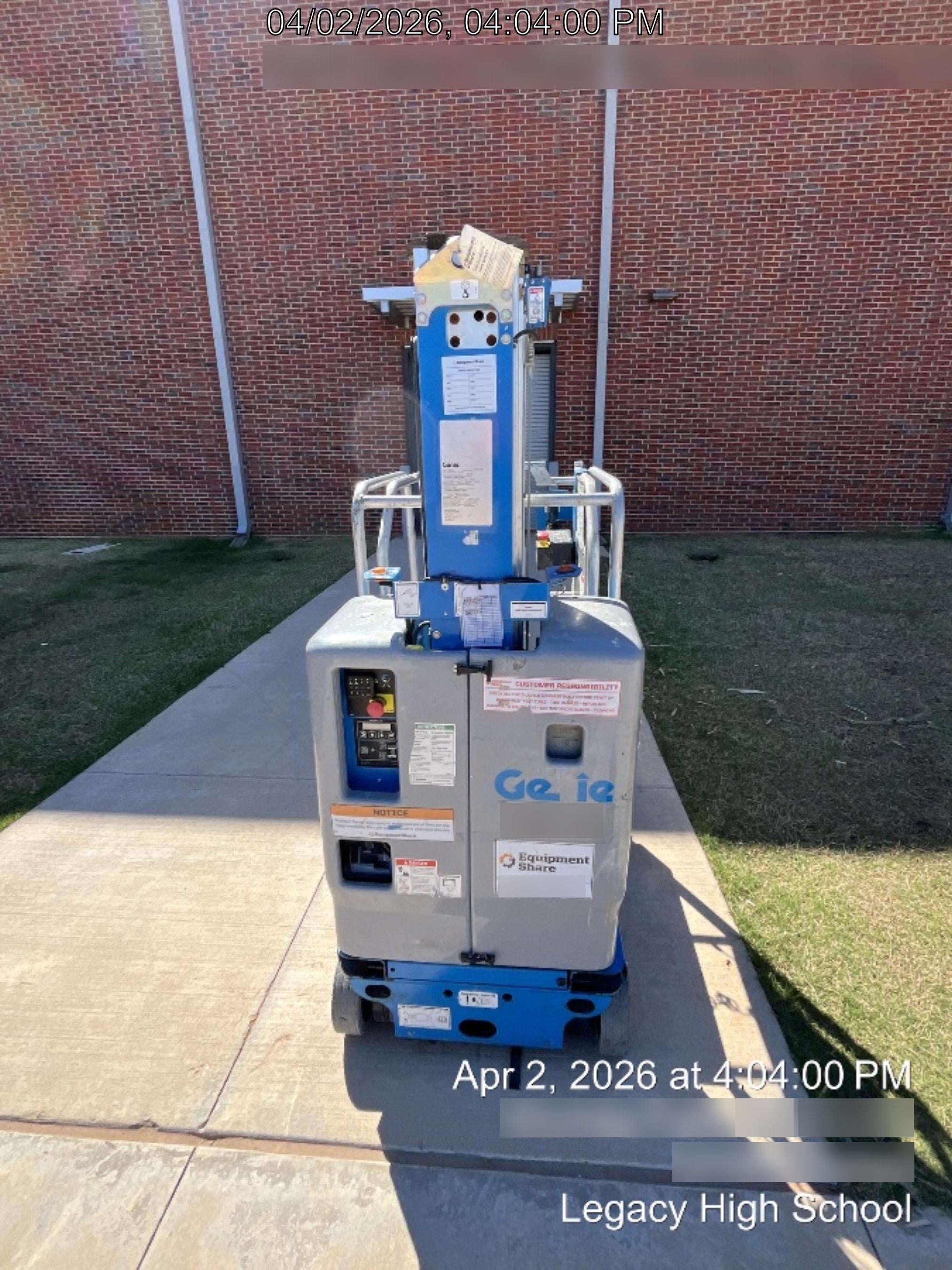 2018 GENIE GR-20
