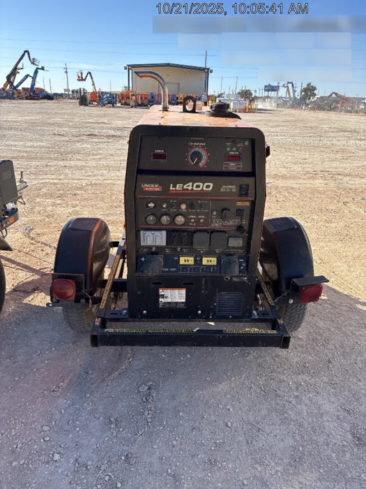 2023 Lincoln Electric LE400 Kubota V1505, Trlr, Cable Rack, Light Kit, ES Decals, T3