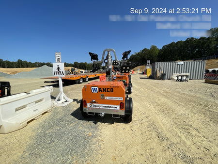 2024 Wanco WLTT-4MM4K Diesel, Deep Sea Controller, Shore Power Plug, Auto Start, (4) 350W LED Floodlights, 4kW Generator, 60 Gal Fuel Tank, 2" Ball, T3