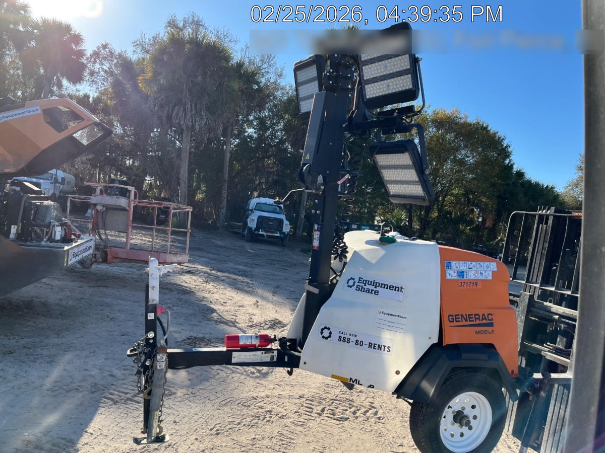 2023 Generac MLT2 Diesel, Flex Switch 120V Input, Powerzone Controller, 
(4) 320W LED Lights, 4kW Generator, 39.9 Gal Fuel Tank, 2" Ball, T3