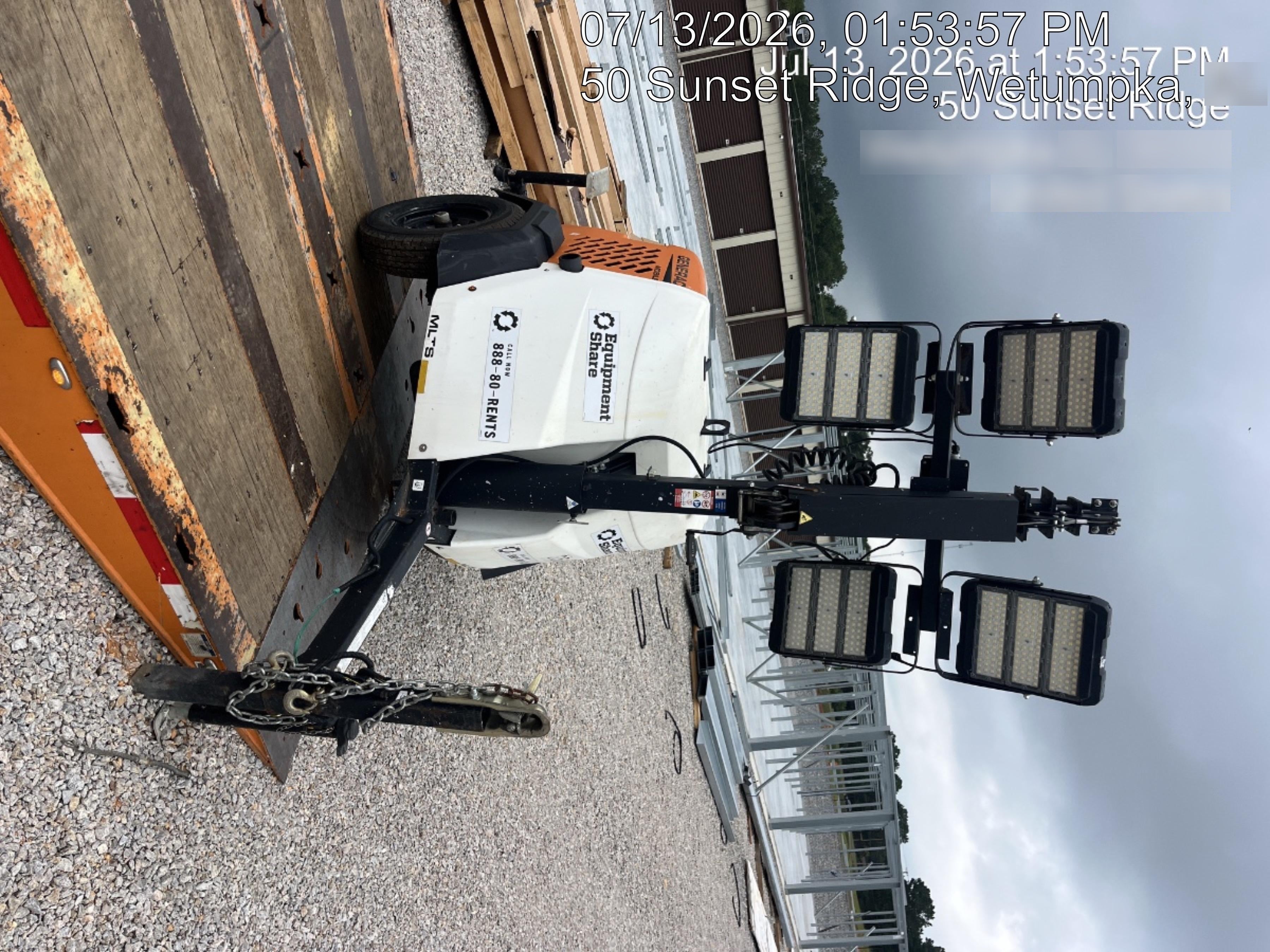 2023 Generac MLT2 Diesel, Flex Switch 120V Input, Powerzone Controller, (4) 320W LED Lights, 4kW Generator, 39.9 Gal Fuel Tank, 2" Ball, T3