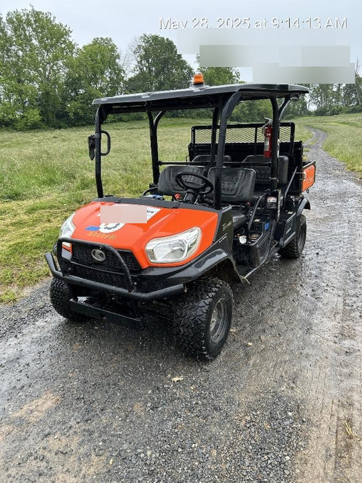 2021 Kubota RTV-X1140W-H Plastic Canopy, Windshield Acrylic Clear, LED Strobe Light, Wire Harness Kit, Back up Alarm