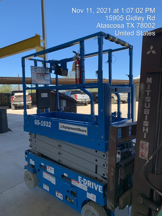 2021 Genie GS-1932 Electric Drive, Sld NM Tires, DBcns, EST