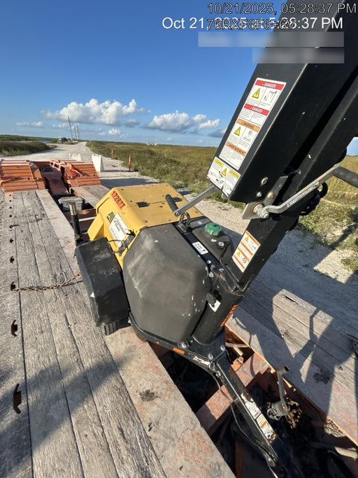 2021 Allmand NLV3GR (4) LED Light Fixture 350W, 23' Vertical Mast, 3kW Prime, Towable, Deep Sea L401, Leveling Jacks, Yanmar T4F 5.8hp