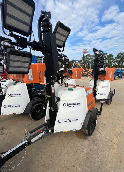 2023 Generac MLT2 Diesel, Flex Switch 120V Input, Powerzone Controller, (4) 320W LED Lights, 4kW Generator, 39.9 Gal Fuel Tank, 2" Ball, T3