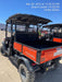 2022 Kubota RTV-X1140W-H Plastic Canopy, Windshield Acrylic Clear, LED Strobe Light, Wire Harness Kit, Back up Alarm
