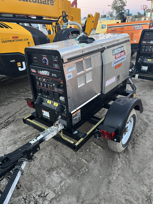 2024 Lincoln Electric LE400 Kubota V1505, Trlr, Cable Rack, Light Kit, ES Decals, T3