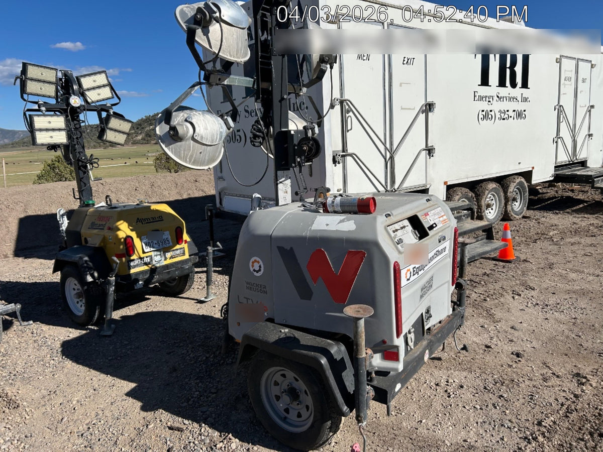 2019 Wacker Neuson LTV6L-MH Wacker Neuson LTV6L Mobile Light Tower w/Fuel Level Sensor Installed