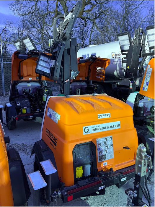 2024 Generac MLT2 Diesel, Flex Switch 120V Input, Powerzone Controller, 
(4) 320W LED Lights, 4kW Generator, 39.9 Gal Fuel Tank, 2" Ball, T3