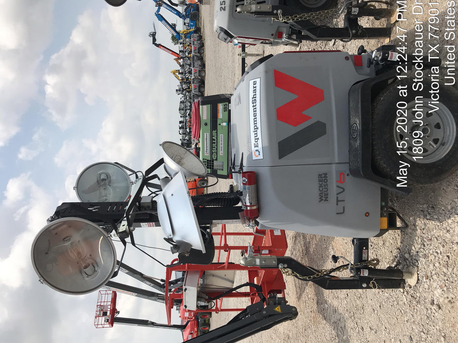 Wacker Neuson LTV6K-MH Power mast, 1100W MH, Fuel Sensors, Wiring Harness