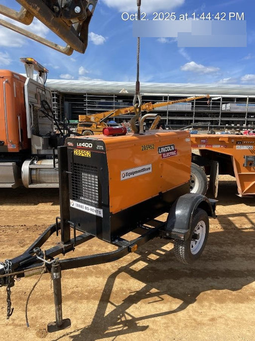 2022 Lincoln Electric LE400 Kubota V1505, Trlr, Cable Rack, Light Kit, ES Decals, T3