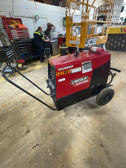 2021 Lincoln Electric Ranger 305 LPG K3430-1, Ranger 305 LPG, Undercarriage, Tank Holder & Strap, 10kw AC Gen, 25hp Kohler LPG Eng