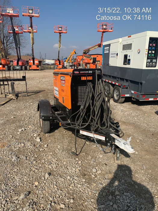 2021 Lincoln Electric Vantage 322 Vantage 322 Ready Pak 3 w/ Decals, ORANGE (includes trailer, cable rack, fender light kit) NO Telematics