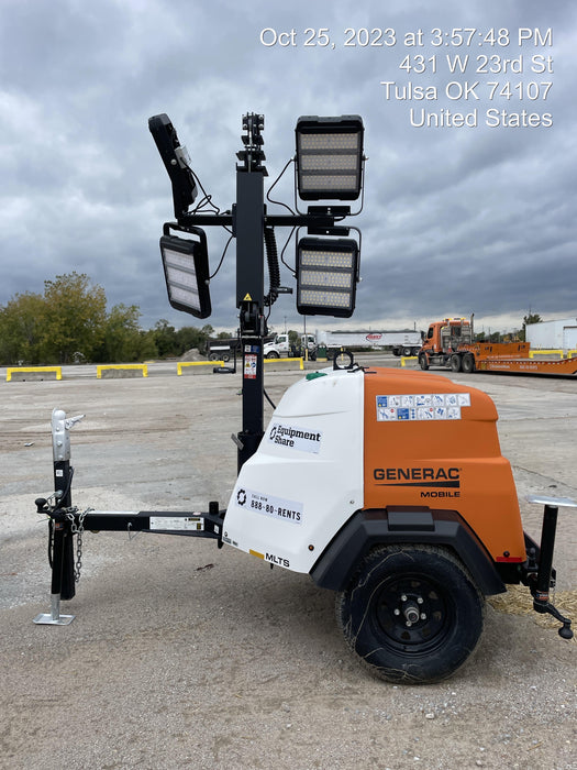 2023 Generac MLT2 Diesel, Flex Switch 120V Input, Powerzone Controller, (4) 320W LED Lights, 4kW Generator, 39.9 Gal Fuel Tank, 2" Ball, T3