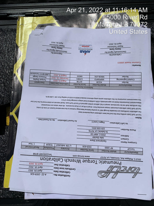 2020 TORCUP RP-1000-1