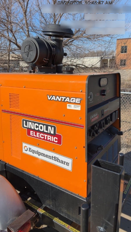 2023 Lincoln Electric Vantage 549X Crosslink Technology, Trailer Mounted, ES Decals, T3