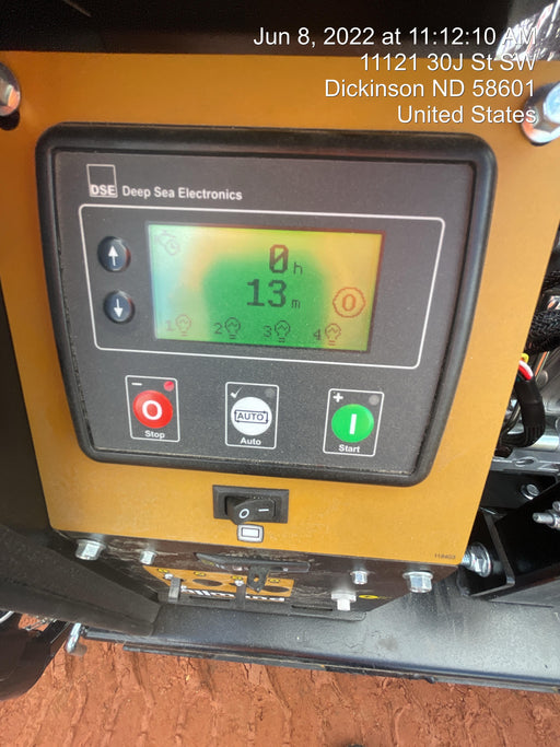 2022 Allmand NLV3GR (4) LED Light Fixture 350W, 23' Vertical Mast, 3kW Prime, Towable, Deep Sea L401, Leveling Jacks, Yanmar T4F 5.8hp