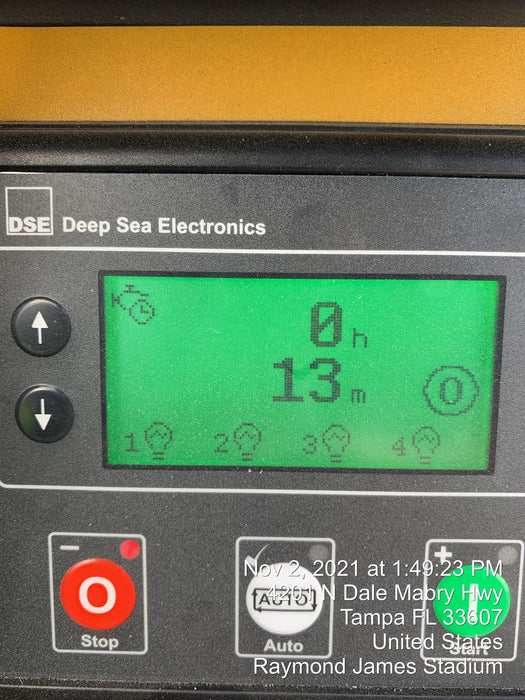 2021 Allmand NLV3GR (4) LED Light Fixture 350W, 23' Vertical Mast, 3kW Prime, Towable, Deep Sea L401, Leveling Jacks, Yanmar T4F 5.8hp