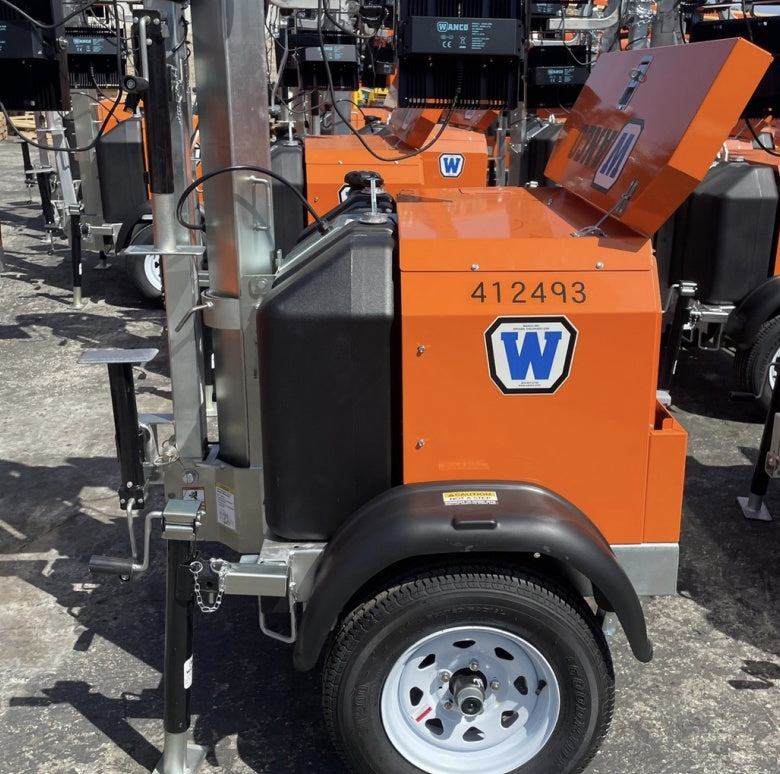 2024 Wanco WLTT-4MM4K Diesel, Deep Sea Controller, Shore Power Plug, Auto Start, (4) 350W LED Floodlights, 4kW Generator, 60 Gal Fuel Tank, 2" Ball, T3