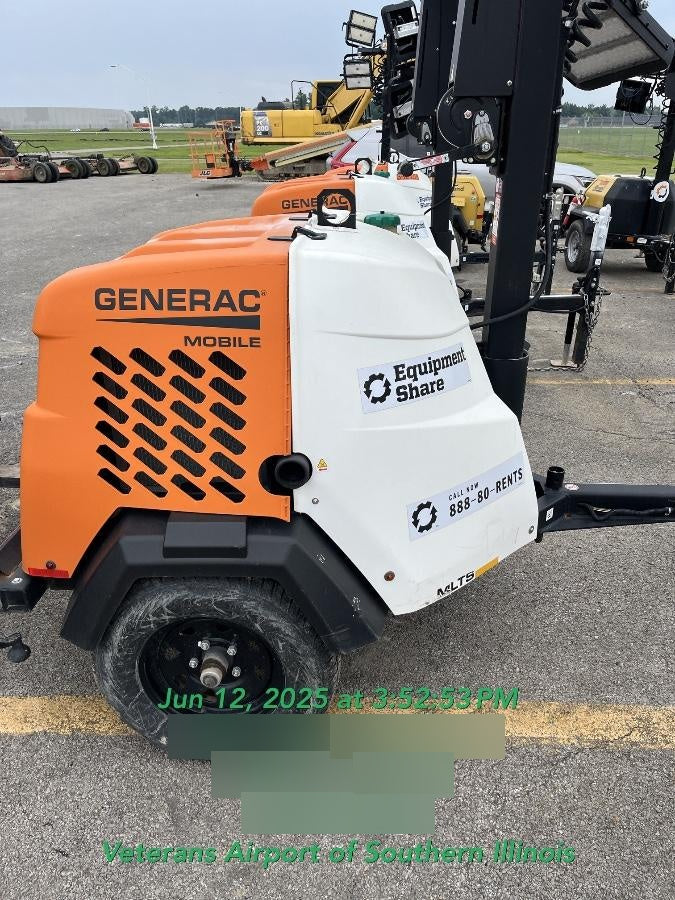 2023 Generac MLT2 Diesel, Flex Switch 120V Input, Powerzone Controller, (4) 320W LED Lights, 4kW Generator, 39.9 Gal Fuel Tank, 2" Ball, T3