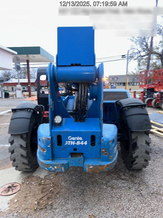 2018 Genie GTH-844 Genie GTH-844D w/Open ROPS, Solid Tires, Work Light/Beacon, 60" Carriage and Forks