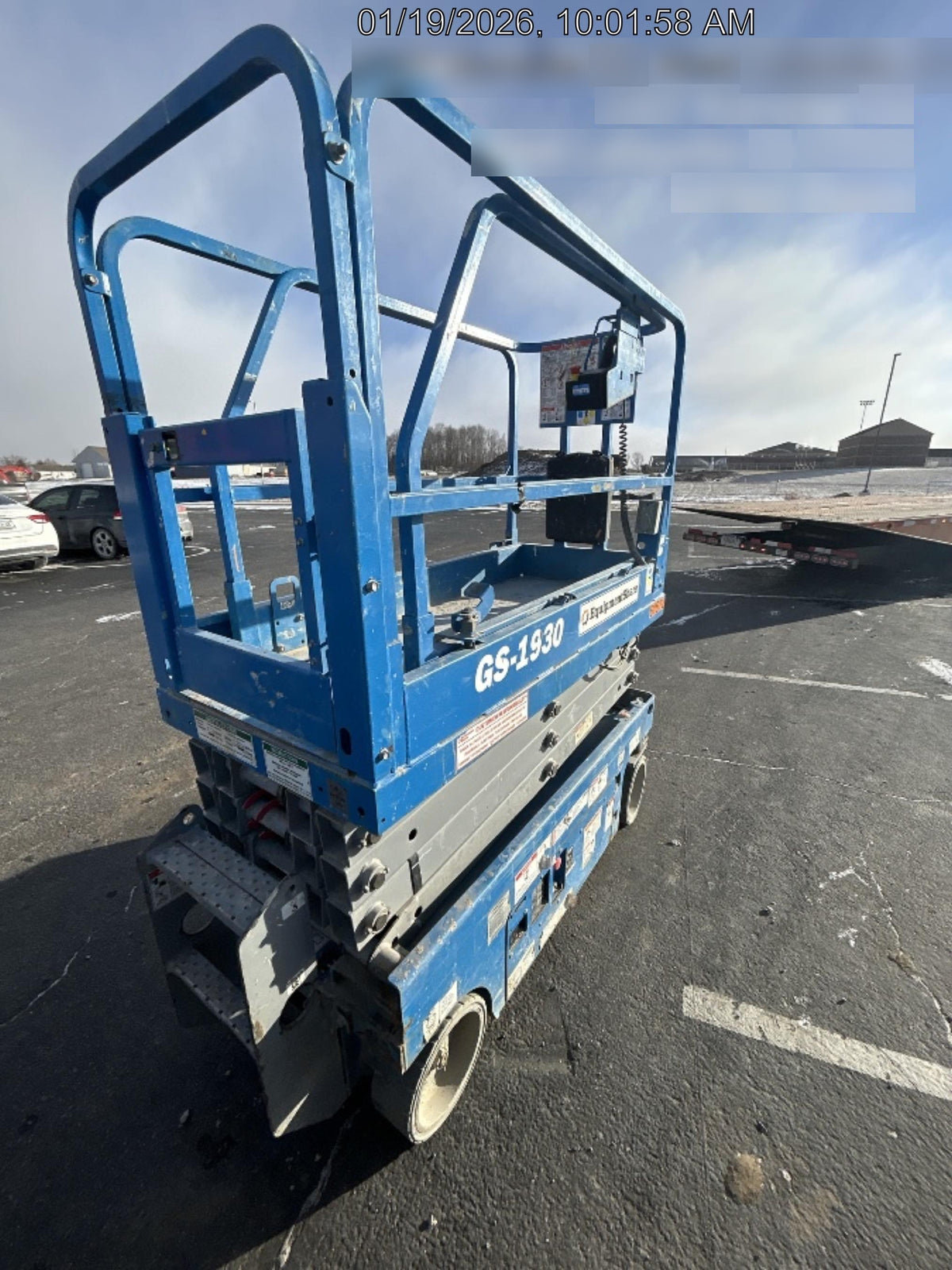 2020 Genie GS-1930 Solid Non Marking Tires, Beacon, Folding rails with half height swing gate