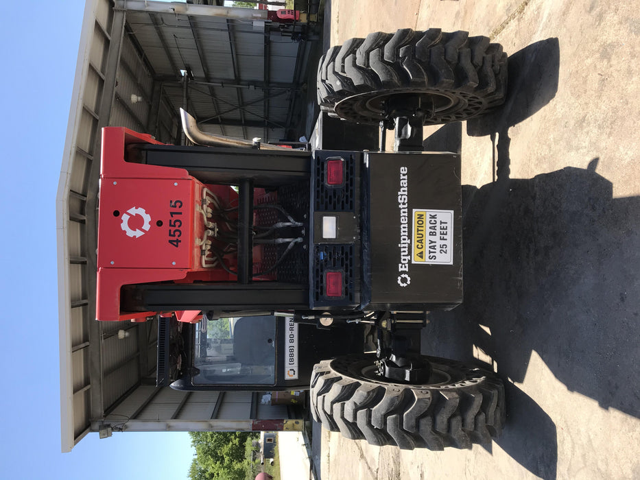 2019 Manitou MTA12042 Cab/Heat/Air, 120 HP, Solid Tires, Work Lights, Lift Hook, Auxiliary Hydraulics w/66" Carriage and 60" Forks