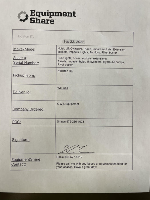 2021 POWER TEAM C2510C