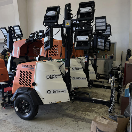 2023 Generac MLT2 Diesel, Flex Switch 120V Input, Powerzone Controller, (4) 320W LED Lights, 4kW Generator, 39.9 Gal Fuel Tank, 2" Ball, T3