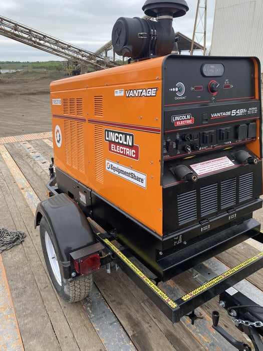 2021 Lincoln Electric Vantage 549X Ready Pak 3, ORANGE (includes trailer, cable rack, fender light kit)