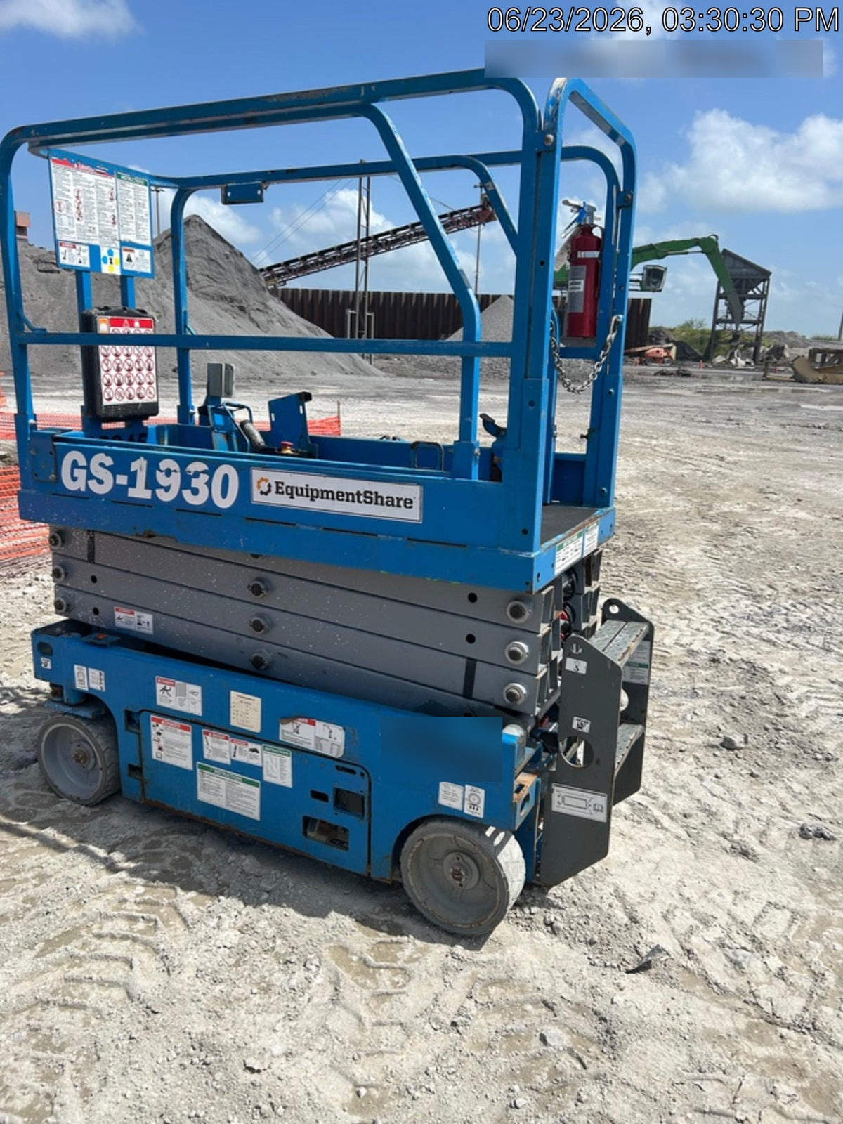 2019 Genie GS-1930 Fixed rails with chain Entry