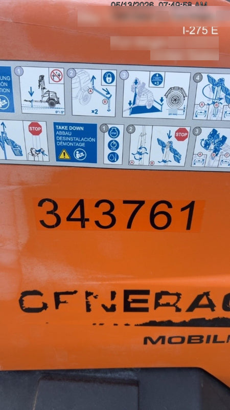 2023 Generac MLT2 Diesel, Flex Switch 120V Input, Powerzone Controller, (4) 320W LED Lights, 4kW Generator, 39.9 Gal Fuel Tank, 2" Ball, T3