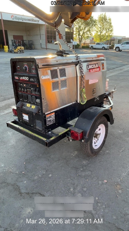 2024 Lincoln Electric LE400 Kubota V1505, Trlr, Cable Rack, Light Kit, ES Decals, T3
