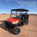 2021 Kubota RTV-X1140W-H Plastic Canopy, Windshield Acrylic Clear, LED Strobe Light, Wire Harness Kit, Back up Alarm